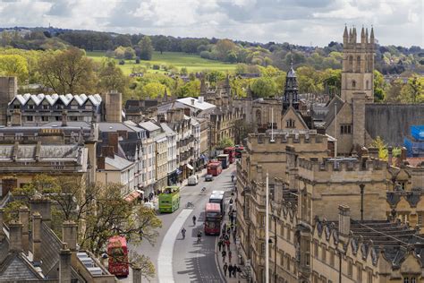 Aerial view on High Street, Oxford, England, UK | © Mieneke … | Flickr