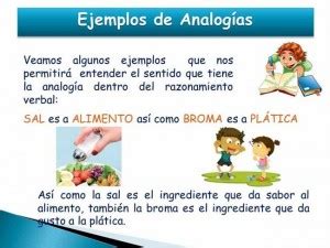 Ejemplos de analogías