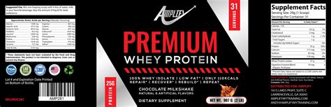 2LB PREMIUM Whey Protein - Amplify My Training