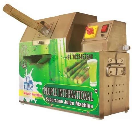 Semi-Automatic Sugarcane Juice Machine, Portable Type, Yield: 500 ml/kg at Rs 39800 in Bengaluru