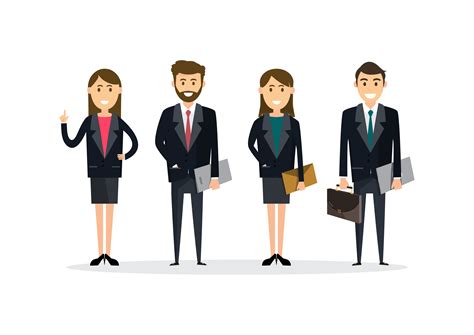 Business People teamwork ,Vector illustration in flat style 426805 Vector Art at Vecteezy