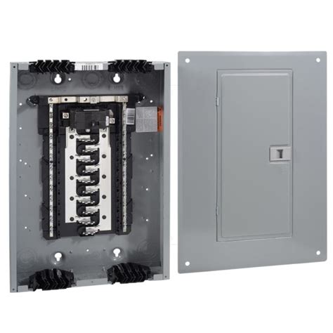 Square D Homeline 100 Amp 20-Space 40-Circuit Indoor Main Breaker Box ...