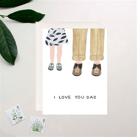 Fathers Day Card From Daughter By The Hidden Pearl Studio