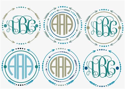 Free Monogram Frame Svg Files | Webframes.org