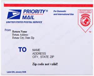 Notify About The Usps Priority Mail Label Template With The Variants ...