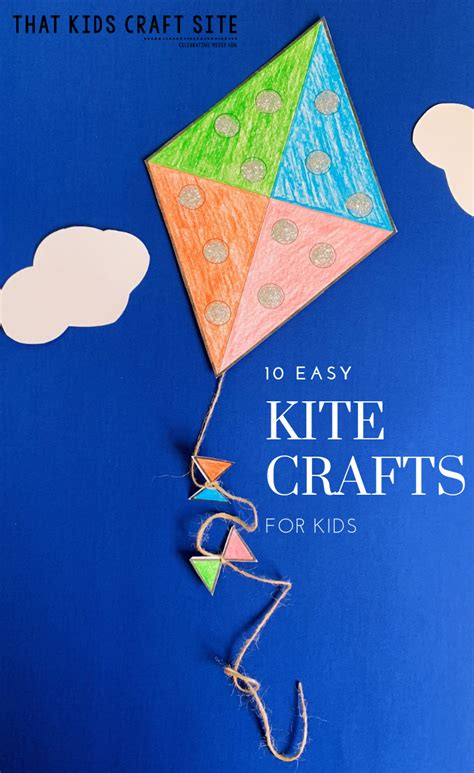 10+ Easy Kite Crafts for Kids - That Kids' Craft Site | Kites craft ...