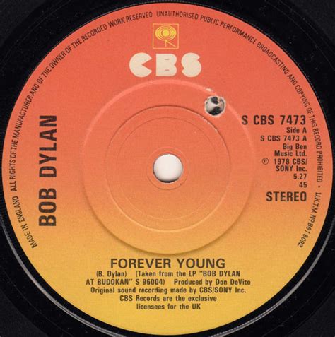 Bob Dylan - Forever Young (1979, Vinyl) | Discogs