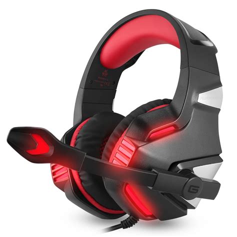 Hunterspider V 3 3.5mm Gaming Headsets Super Bass Gaming Headphones Game Earphone With Mic LED ...