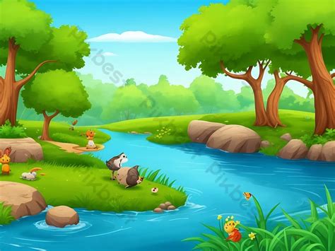 610,000+ Gambar Kartun Sungai Download Gratis -Pikbest