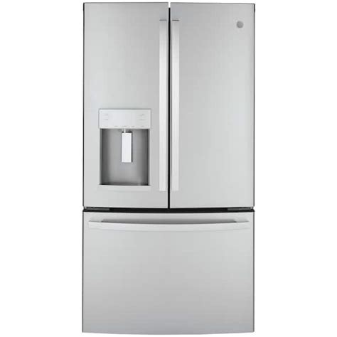 GE 22.1 cu. ft. French Door Refrigerator in Fingerprint Resistant ...