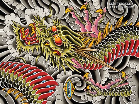 Traditional Japanese Dragon Painting at PaintingValley.com | Explore ...