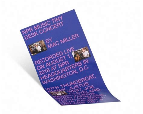 Mac Miller Mac Miller Tiny Desk Concert Vinyl | Grailed