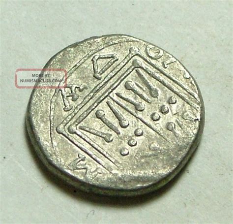 Dyrrhachium - Illyria/genuine Ancient Greek Silver Coin/cow/calf/zenon Damenos/229