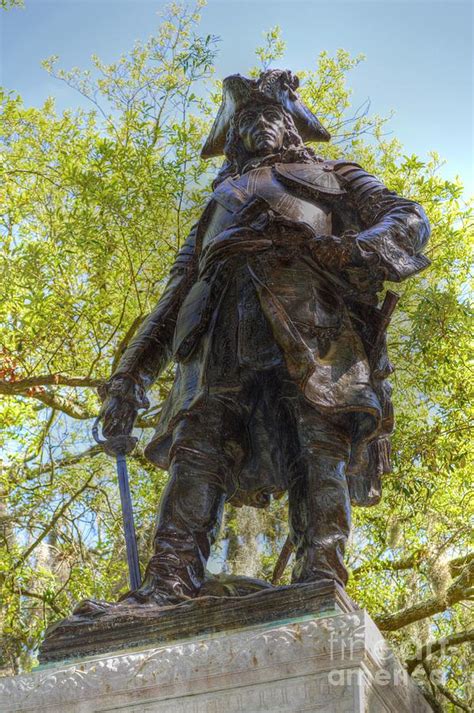 James Oglethorpe statue Photograph by Linda Covino | Fine Art America