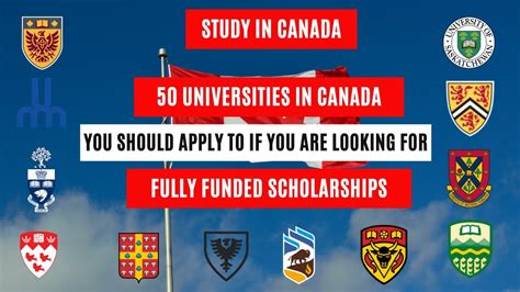 50 UNIVERSITIES IN CANADA THAT OFFER FULLY FUNDED SCHOLARSHIPS FOR INTERNATIONAL STUDENTS | PGWP ...