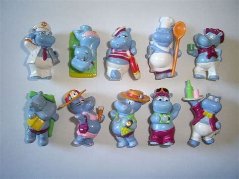 KINDER SURPRISE SET - HAPPY HIPPOS CRUISE 1992 - FIGURES COLLECTIBLES ...