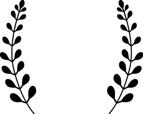 laurel wreath decorative clipart image free svg file - SVG Heart