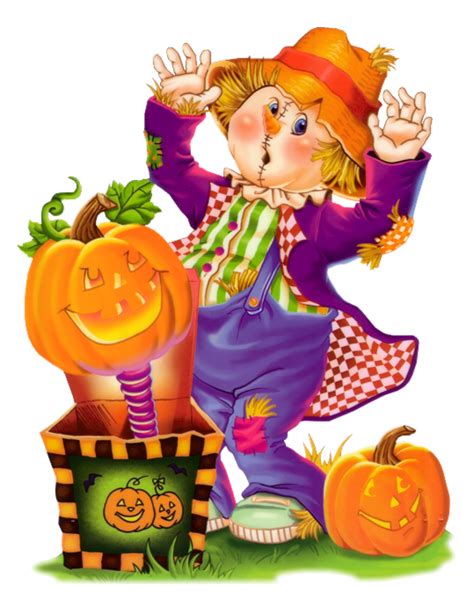 clipart pumpkins and scarecrow - Clip Art Library