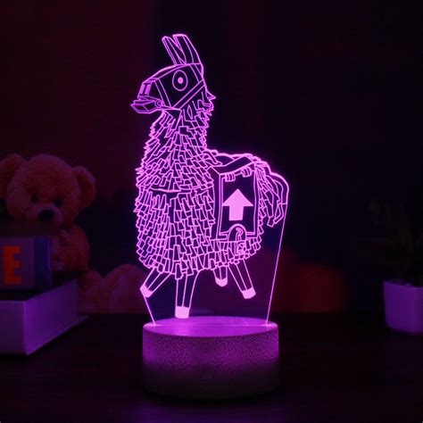 #Fortnite Game Series USB 3D Night Light LED 7 Color Decorative table lamp Fortnite Room, Girl ...