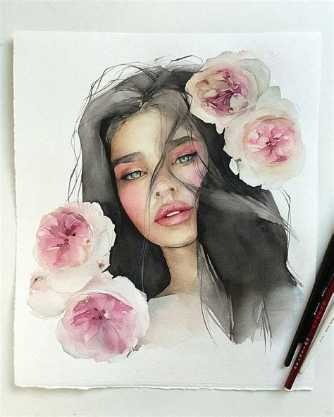 Pin by Vika Koshni on Watercolor | Art, Watercolor art, Art drawings