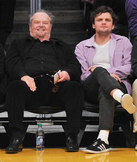 Jack Nicholson, 81, Son Ray, 26, Cheer on the Lakers