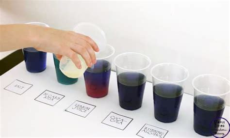 Acid or Base Experiment - Simple Living. Creative Learning