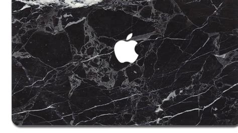 Download Chic Aesthetic Black and White Apple Laptop Wallpaper ...