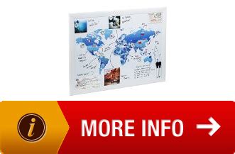 The World Map Magnetic Whiteboard Maps to Draw Pin | shadingsjazzy