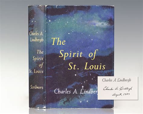 The Spirit of St. Louis Charles Lindbergh First Edition Signed Rare