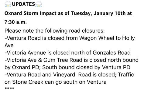 City of Oxnard on Twitter: "⛈𝗨𝗣𝗗𝗔𝗧𝗘𝗦 𝗢𝘅𝗻𝗮𝗿𝗱 𝗦𝘁𝗼𝗿𝗺 𝗜𝗺𝗽𝗮𝗰𝘁 𝗮𝘀 𝗼𝗳 𝗧𝘂𝗲𝘀𝗱𝗮𝘆 ...