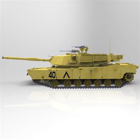 M1A1 Abrams 3D model | CGTrader