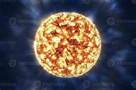 Sun surface with solar flares in 11142139 Stock Photo at Vecteezy