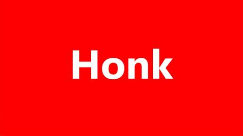 Cartoon Honk Sound Effect - YouTube