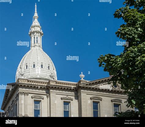 Michigan Capitol Building in Lansing Stock Photo - Alamy