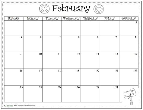 Free February Printable Calendar Check Out Our Printable Calendars To ...