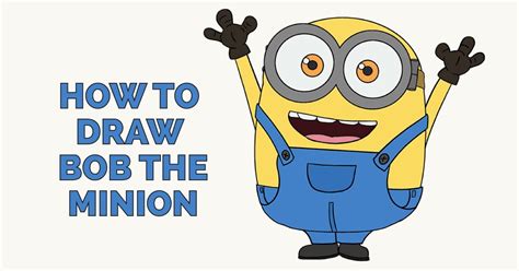 How to draw Bob the Minion(easy steps!) : drawing