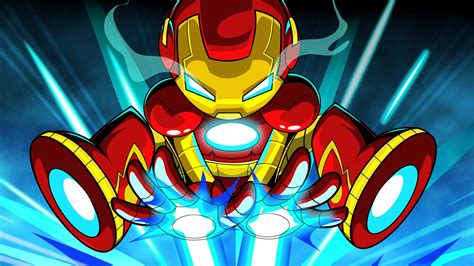 Iron Man Cartoon Wallpaper - Iron Man Wallpaper 4k (#126204) - HD Wallpaper & Backgrounds Download