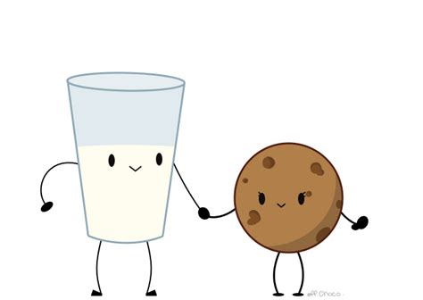 Milk and Cookie (GIF) by officialchocolate | Preschool art activities ...