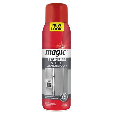 Magic 17 oz. Stainless Steel Cleaner-3062 - The Home Depot