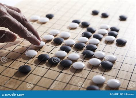 Go game board stock image. Image of determination, concepts - 100781345