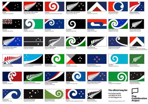 New Zealand flags unfurled: Some of the weird and wonderful designs