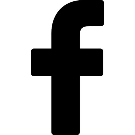 Facebook Logo Icon Black