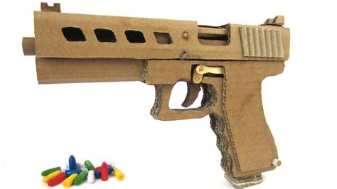 Pistol Papercraft Template