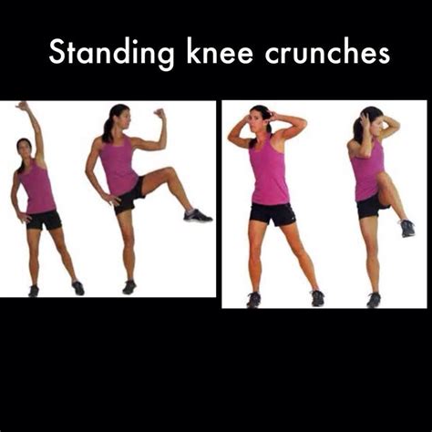 #22 Something healthy you did today Standing crunches I love this in combination with jogging ...