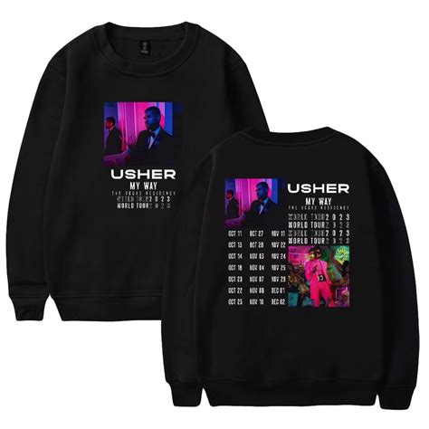 Usher My Way The Vegas Residency World Tour Merch Sweatshirt Unisex ...