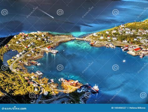 Norway, Lofoten Islands, Coast Landscape Mountains Fjords Stock Image - Image of scandinavia ...