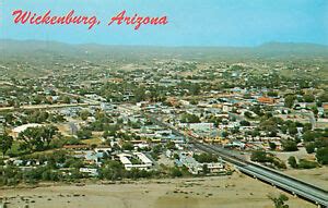 Vintage Postcard Wickenburg AZ Maricopa County From South | eBay