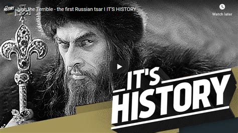 Ivan the Terrible – the first Russian tsar I IT’S HISTORY ...