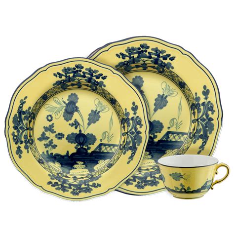 Richard Ginori Oriente Italiano Citrino Dinnerware | Kneen & Co