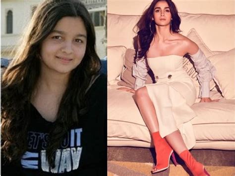 Alia Bhatt transformation | These before-after photos of Alia Bhatt's ...